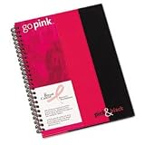 31eF9ezBm9L. SL160  Mead Desk Wirebound Notebook, 8.25 x 6.25 Inches, Pink and Black, 70 Ruled Sheets