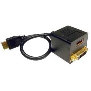 Cable, 12IN HDmi To Dvi-d and Hdmi