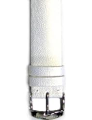 Philip Stein White Calf Matte Leather 18 mm Strap 1-CPW