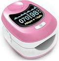 Biosync Paediatric Finger Pulse Oximeter & Heart Rate Monitor w/ Lanyard, Carry Case and Power Charger, Pink