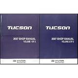2007 Hyundai Tucson Repair Shop Manual 2 Volume Set Original by Hyundai
