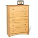 Prepac MDC-3345 Sonoma 5 Drawer Chest, Maple