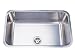 Tools & Hardware : Elements of Design KU311810BN# Single Bowl Stainless Steel Undermount Kitchen Sink, Brushed Nickel