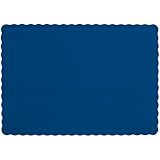 Creative Converting 50 Count Touch of Color Paper Placemats, Navy