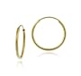 10K Gold 13mm Mini Endless Hoop Earrings