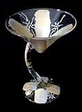 Angel Wings Design - Hand Painted - Sexy Martini - 7 oz. (curved stem)