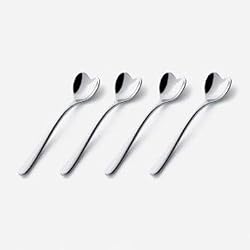 Alessi Il Caffe Alessi Set of 4 Heart-Shaped Spoons