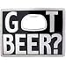 GOT BEER? METAL BOTTLE OPENER BELT BUCKLE WITH FREE BELT