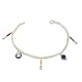 925 Silver Ladies Bracelet with Enamel 'Tea-time' Charms