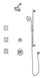 KOHLER K-10857-4-CP Forte Luxury Performance Showering Package, Polished Chrome