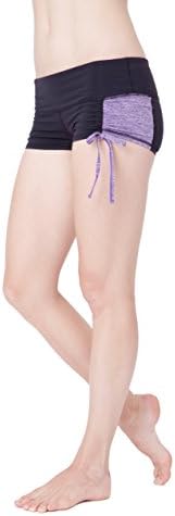 Balinisports Women's Angel Booty Shorts XS Black/Purple