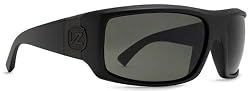 VonZipper Clutch Sunglasses Black Satin/Grey, One Size
