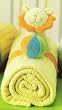Knitted Baby Blanket, Circus Collection-Lion