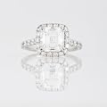 Asscher Cut Diamond Engagement Ring (3.99 carat. tw.)
