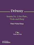 Sonata No. 2 for Flute, Viola and Harp Sheet Music