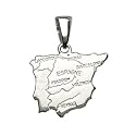 1001 Bijoux - Pendentif carte espagne