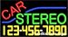 Car Stereo Neon Sign