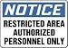 Accuform Signs Adhesive Vinyl 