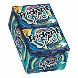 Trident Splash Gum, Sugar-free, 10/BX, Strawberry Lime