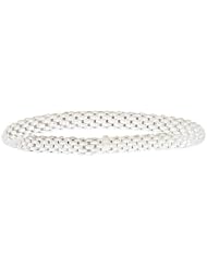 Sterling Silver Stretch Anti-Tarnish Mesh Bracelet AWSS-75-004