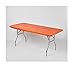 Kwik Covers 30 x 96 inch Orange Fitted Table Cover - single