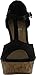 Fashion Focus Joan-1 Women's Open Toe Elegant High Wedge Sandal Shoes