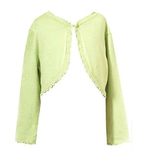 Little Girls Boutique Clothes GREEN Sweater Shrug Top RARE EDITIONS Girl 12m-4T