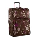 Jansport 24" SuperBreak Expandable Rolling Upright Luggage, New Chocolate Chip Pattern Dots