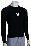 Sporting Goods : Hurley One & Only LS Rash Guard - Black