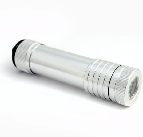 5200mAh Power Bank Combination CREE XR-E Q5 LED Flashlight Mobile Phone Charger (Silver)