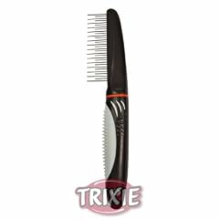Trixie 23773 Fell-Entwirrer, rotierenden Zinken, Langhaar 22 cm