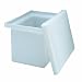 Nalgene 14200-0020 PP Autoclavable Lab Tank with Cover, Rectangular, 57L Capacity, 24" Length x 12" Width x 12" Height