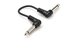Hosa CFS606 6 Inch Right Angle FX Pedal Cable, 6 Pack