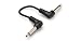 Hosa CFS606 6 Inch Right Angle FX Pedal Cable, 6 Pack