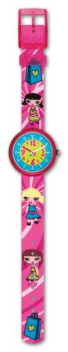 Childrens Toyshop  Spielwaren : FLIK FLAK FPN022 "FASHIONABLE GIRLS" Kinderuhr