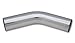 Vibrant Performance 2118 6061 Aluminum 45 Degree Bend 1 in. Polished 6061 Aluminum 45 Degree Bend