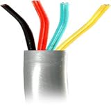 STEREN 301-840SL 4C UL FLAT MODULAR CABLE (SILVER)