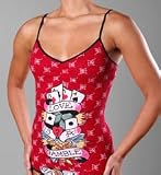 Ed Hardy - Ed Hardy Love is a Gamble Shelf Bra Camisole (3005-CG)
