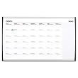 Quartet Arc Frame Magnetic Dry-Erase One Month Calendar, 30 x 18 Inches, Aluminum Frame (ARCCP3018)
