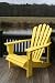 Yellow Painted Cedar Adirondack Chair