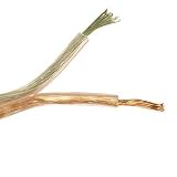 C2G / Cables to Go 27292 16 AWG Bulk Speaker Wire (50 Feet, Clear)