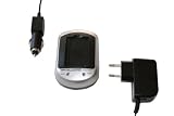 LADEGERT LADEKABEL NETZTEIL inkl KFZ-LADER fr NIKON AKKU EN-EL9 D40