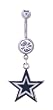 Dallas Cowboys belly button ring