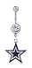 Dallas Cowboys belly button ring