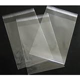 4in. X 6in. Flat Cellophane Bags with Adhesive Closure - pack of 100