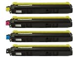 Brother TN210 Compatible Toner Cartridge Value Bundle (K,C,M,Y) For HL-3040/30070, MFC-9010/9120/9320