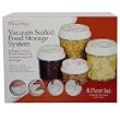 Vacuum Sealed Food Storage System - 8pc Set
