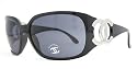 Chanel 6014 Sunglasses Sun Glasses GREY Lens BLACK Frame
