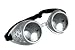 Mad Scientist Atomic Ray Goggles Einstein Costume Mirrored lenses