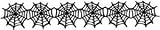 Scrapbook 101 12 Inch Border Cardstock Die-Cuts, Spider Web